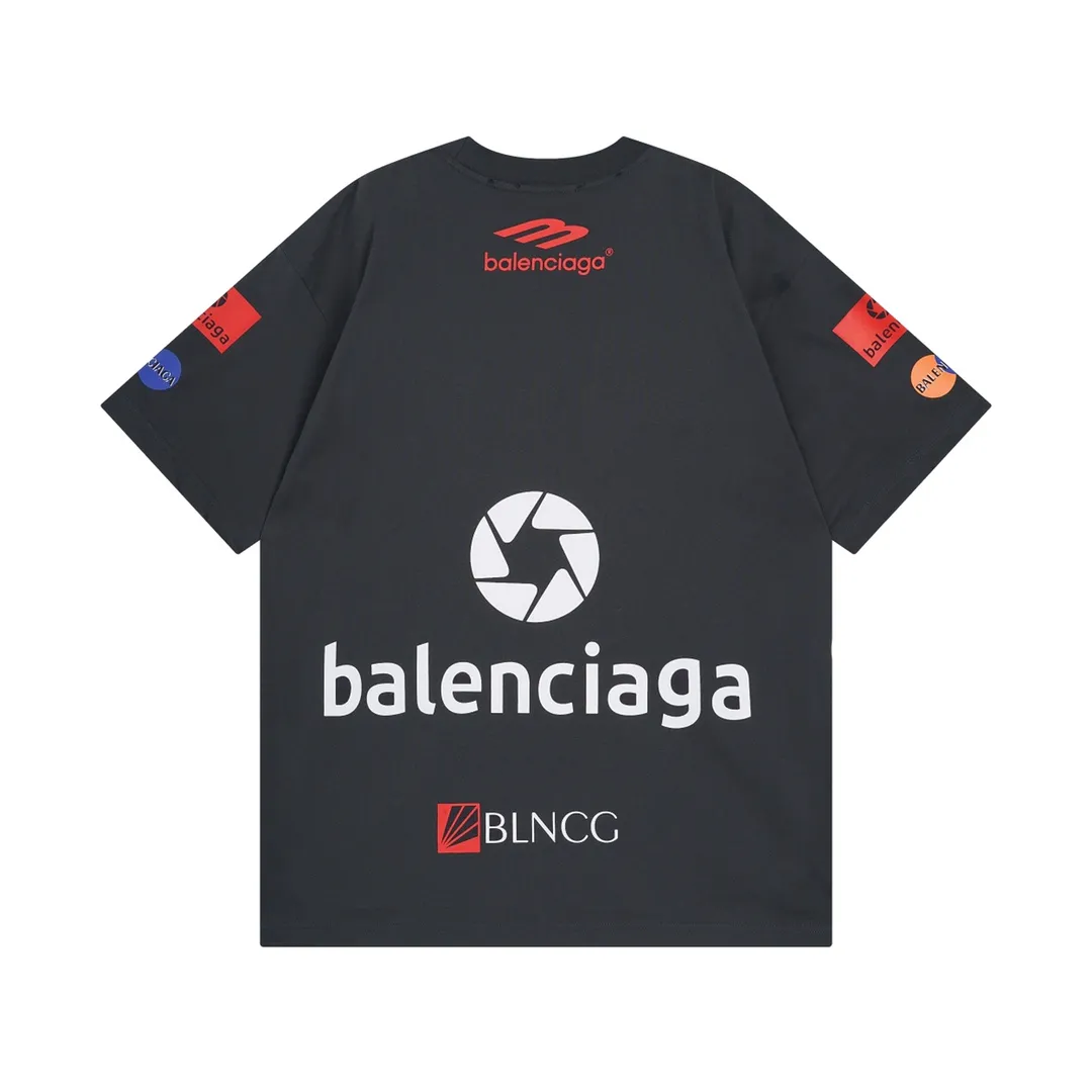 【 . Quality】BALENCI*GA/ BALENCI*GA#2024 New Arrival， Lo GOClassic T . 。 Authentic 。 ！ ZP . 260 ， . . . . Color Change。 。 ， ， ， ， ， OS . Same Style ：BL 223206 ：White， Blue Size：XS L